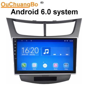 China Ouchuangbo car radio multi media stereo android 6.0 for Chevrolet Sail with 3g wifi gps navigation dual zone 4*45 Watts on sale