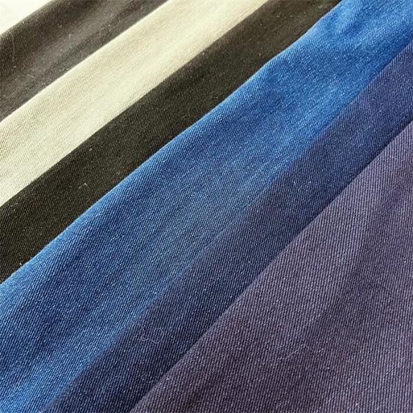 Quality Mixed Knitted Denim Fabric 220gsm C T Spandex High Fastness cotton Twill 3 1 wholesale