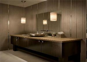 China Matt Lacquer Bathroom Double Vanity Cabinets  , European Style Bathroom Vanity Cabinet on sale