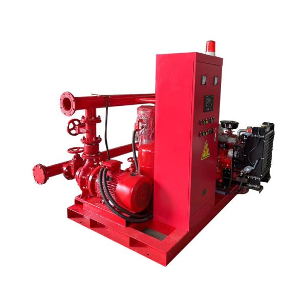 Quality Large Capacity Emergency Fire Water Pump System Standard Inlet / Outlet Diameter wholesale