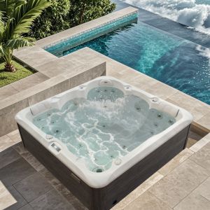 American Aristech Acrylic Hydrotherapy 5-Person Hot Tub With Balboa Control