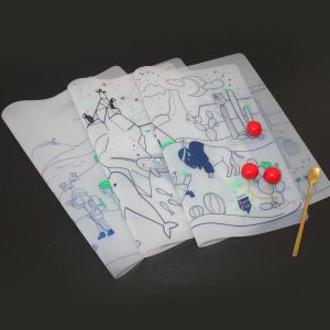 China Silicone Heat Resistance Erasable Rubber Sheet Roll on sale