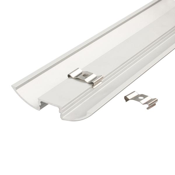Quality 1710 LED Profiles With Diffuser Linear LED Aluminum Profile For Under Cabinet Lighting wholesale
