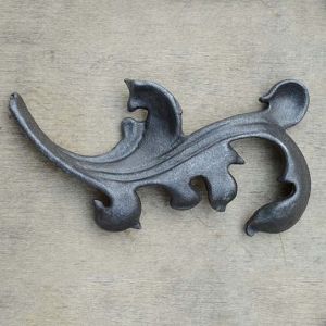 Wrought Cast Iron Ornaments Powder Coating For Stair Railings / Handrails