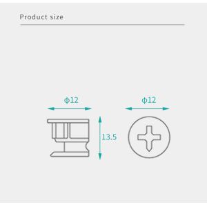 Lightweight Carbon Steel Cam Lock Nuts OEM Customized For Modular Furniture