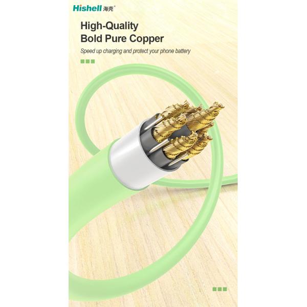 Multiscene Stainproof Mobile Phone Data Cable , Length 1.2M Charging Cords For Phones