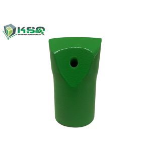 Blue Tungsten Carbide Flat Chipways Tapered Chisel Drill Bit