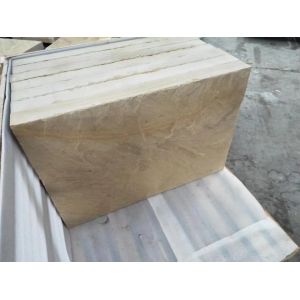 Cheap 15mm Natural Yellow Sandstone Tiles Sandblasted Finish Sandstone Paving Tiles for sale