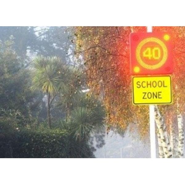 High Brightness Road Electronic Speed Limit Signs , Led Display Board For School