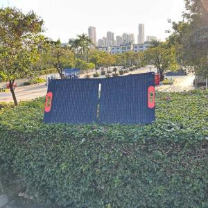China 605*543*10mm 2-Fold Foldable Solar Charger Folding Solar Panel Charger With IP65 And Customized ETFE on sale