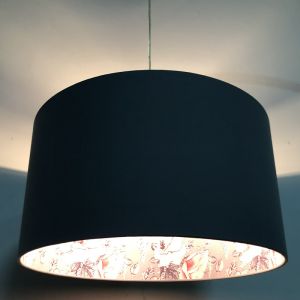 Inner Digital Print Lampshades Fabric Outer For Pendant Shade