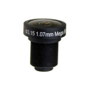 Cheap 1/3&quot; 1.07mm 5Megapixel M12x0.5 mount 185degree IR Fisheye Lens for OV5653/AR0330 Sensor for sale