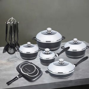 New Arrival 23 Pcs Aluminum Non Stick Cooking Pots Sets Pans And Pots Induction