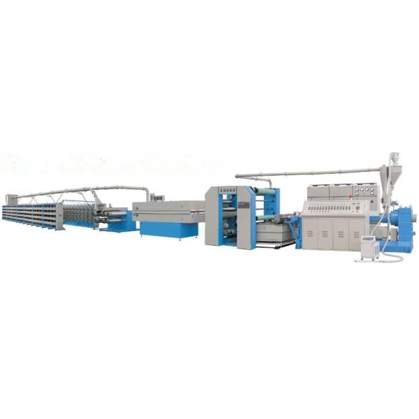 Quality Plastic Extruded Flat Film Flat Yarn Unit , PP Woven Bag Making Machine wholesale