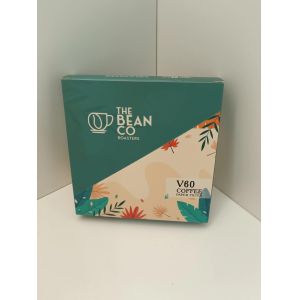 V Shaped Coffee Filter 100 Pack Disposable Cone Paper Filters for Pour Over Brewing with Original Wood Pulp and Tear Resistant Design