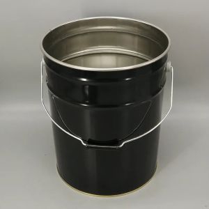 Rust Resistant Metal Paint Bucket Tinplate Pails With Handle