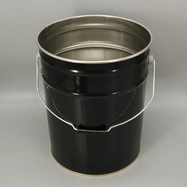 Quality Rust Resistant Metal Paint Bucket Tinplate Pails With Handle wholesale