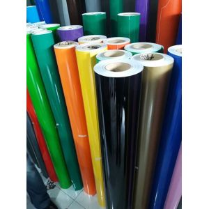 Glossy Matte 1.06x50m Coloured Vinyl Rolls with 120gsm Release paper