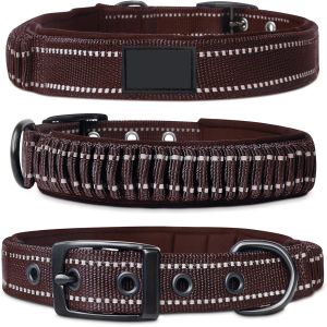 Fray Proof Soft Nylon Dog Collar , Heavy Duty Nylon Dog Collars With Handle