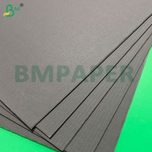 110+110+110gsm Single Wall E Fluted Black Corrugated Paper Sheets