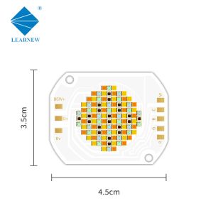 3545 Five Color COB LED Chip 620m 460nm 520nm 2700k 6500k 45-48v Cri95 For