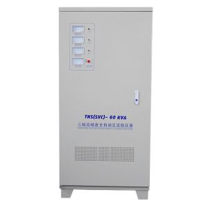 China 60KVA AC Power Stabilizer 50Hz Three Phase 380V 400V 440V For Industrial Use on sale