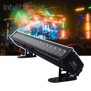 18x8W Led Wall Washer Outdoor Lighting Bar 4in1 With Dmx512 Lights For Building Exterior