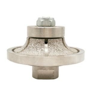 Durable Vacuum Brazed Diamond Router Bit For Grinding Stone Material