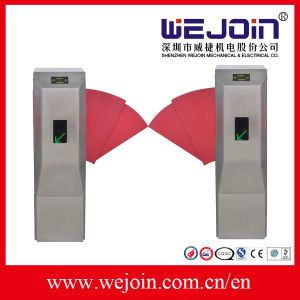 900mm Width Electronic Flap Barrier Gate / Pedestrian Automatic Systems