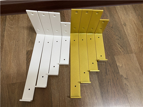 Standard Industrial Decor Iron J Hook Brackets Wall Angel Corner L Bracket with Lip