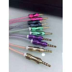 AUX cable 3.5 to 3.5 metal connector