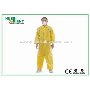 Sanitary Non Irritating 22gsm Disposable SMS Coverall