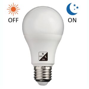 Buy cheap 470lm A60 E27 LED Dusk to Dawn Sensor Light Bulbs Automatically Switch from wholesalers