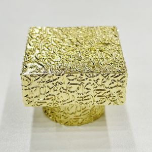 Square Zamak Perfume Caps With Customized Features Die Casting Process