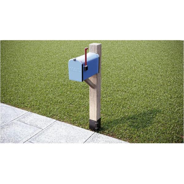 Fence Post Anchor Ground Spike 24 Inch for Mailbox Deck Railing Iron Casting Process