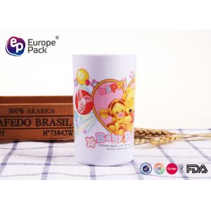 270Ml Childrens Plastic Cups Round Shape Hard Plastic Container Cups