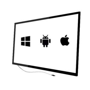 OEM Size IR USB Connect Multi Touch Conversion Overlay Frame For Advertising