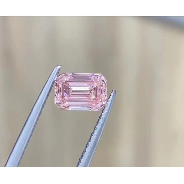Quality Emerald Loose Lab Grown Pink Diamonds Engagement Ring IGI Certified wholesale