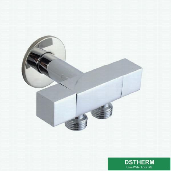 Quality G1/2" Thread Shower Room Chrome Plated Angle Valve wholesale