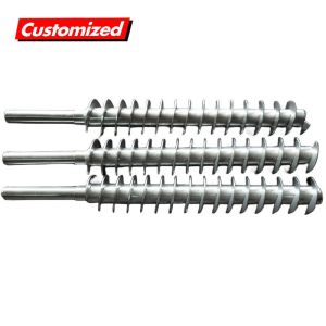Stainless Blade Carbon Steel Flex Screw Auger Continuous For Powder And Granule