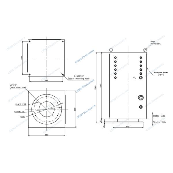 High Current Carbon Brush Traveller With Ethernet Signal For Float Crane
