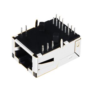 L829-1J1T-43-F Low-Profile Magnetic Rj45 Jack 10/100/1000M LPJK7036A98NL