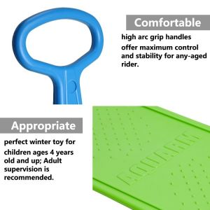 2KGS Board Weight Children's Folding Snow Scooter with Lightweight and Easy to