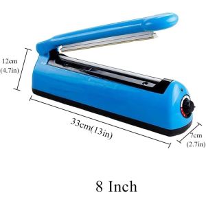 Impulse Bag Sealer,Impulse Heat Sealer,Manual Poly Bag Heat Sealer Heat Seal