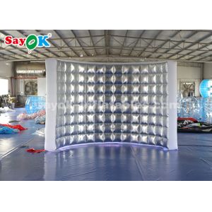 Event Booth Displays Durable Photo Booth Inflatable Wall For Stage Decoration /
