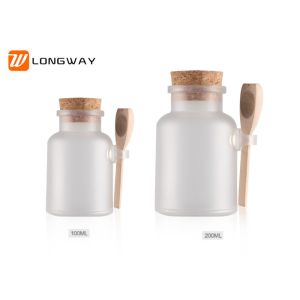 ABS Mini Bath Salt Jars With Handle , Small Plastic Containers For Cosmetics