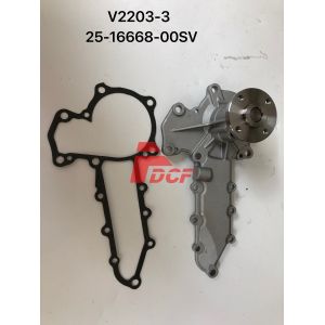 V2203 Kubota Excavator Water Pump 25-16668-00SV For Excavator Diesel Engine