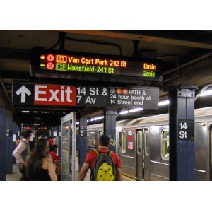 HD P8 Passenger Information System Rail Fixed VMS Connection PIDS in Netherland