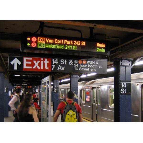 Quality HD P8 Passenger Information System Rail Fixed VMS Connection PIDS in Netherland wholesale