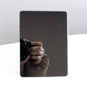 China 201 304 Gray Black Coated 8K Mirror Stainless Steel Sheet 3.0mm Thickness on sale